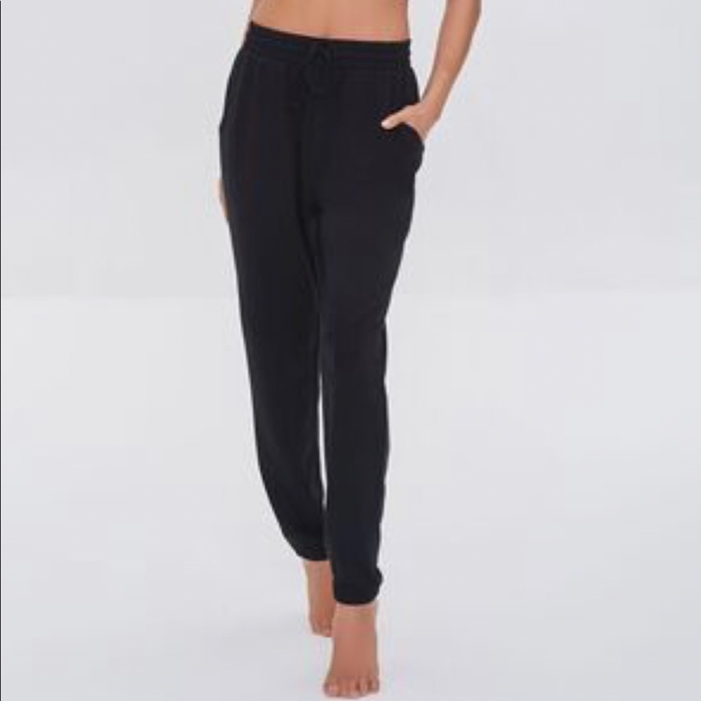 Black Drawstring lounge joggers size L